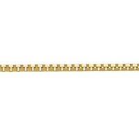 Box Chain, 14K Gold 22" .75mm Venetian