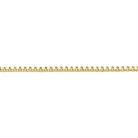 Womens 14K Gold 16 Inch Box Chain Necklace