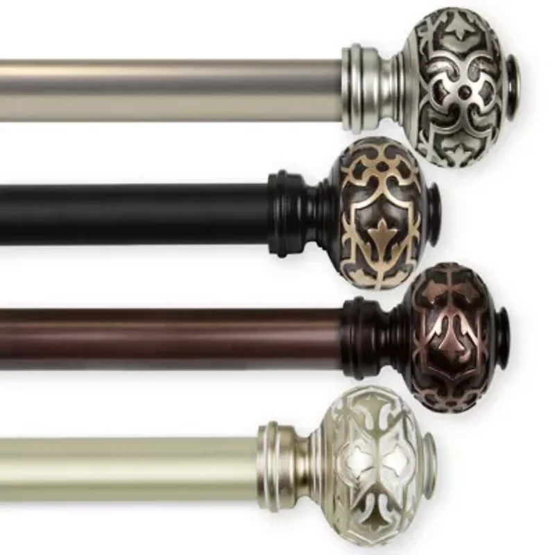 Rod Desyne Maple 1 Adjustable Curtain
