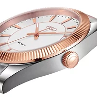 Esq Mens Two Tone Stainless Steel Bracelet Watch 37esq015501a