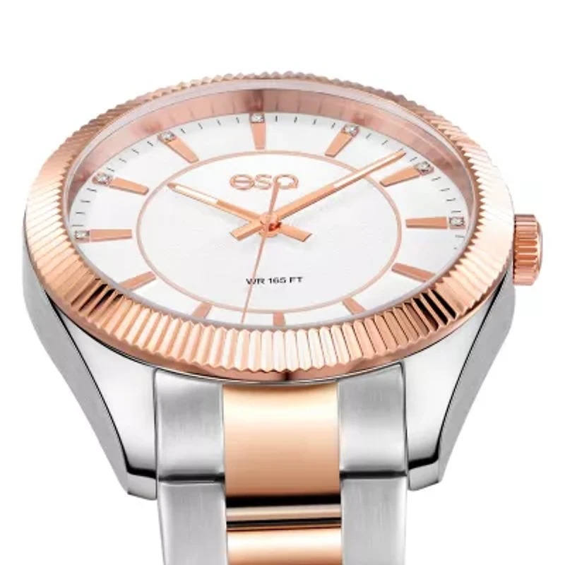 Esq Mens Two Tone Stainless Steel Bracelet Watch 37esq015501a