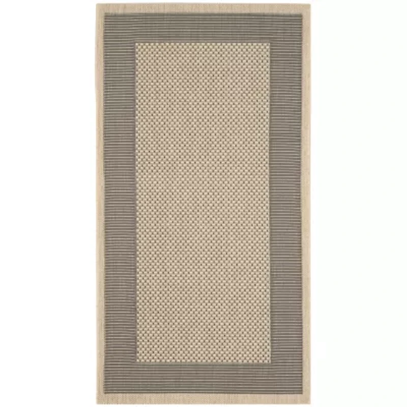 Safavieh Courtyard Collection Trina Bordered Indoor/Outdoor Area Rug