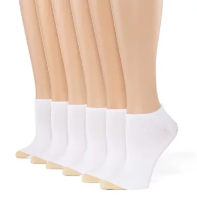 Gold Toe Womens Multi-Pack 6 Pair Liner Socks