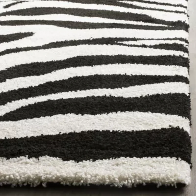 Safavieh Shag Collection Lennox Animal Runner Rug