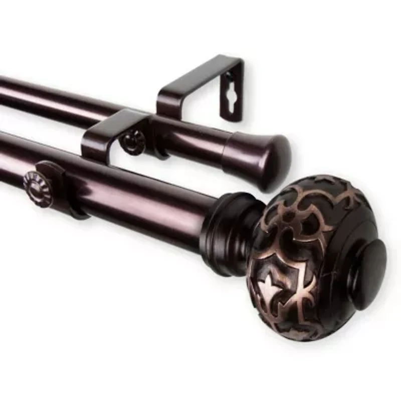 Rod Desyne Maple Double Curtain