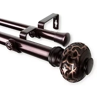 Rod Desyne Maple Double Curtain