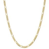 Made in Italy Womens 24K Gold Over Silver Inch Link Necklace