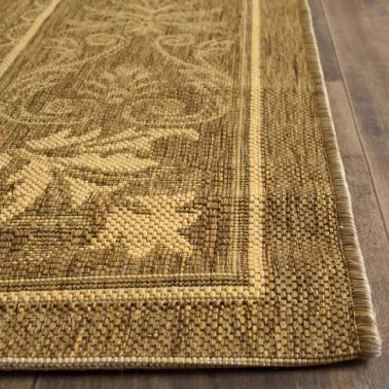 Safavieh Courtyard Collection Oakley Oriental Indoor/Outdoor Square Area Rug
