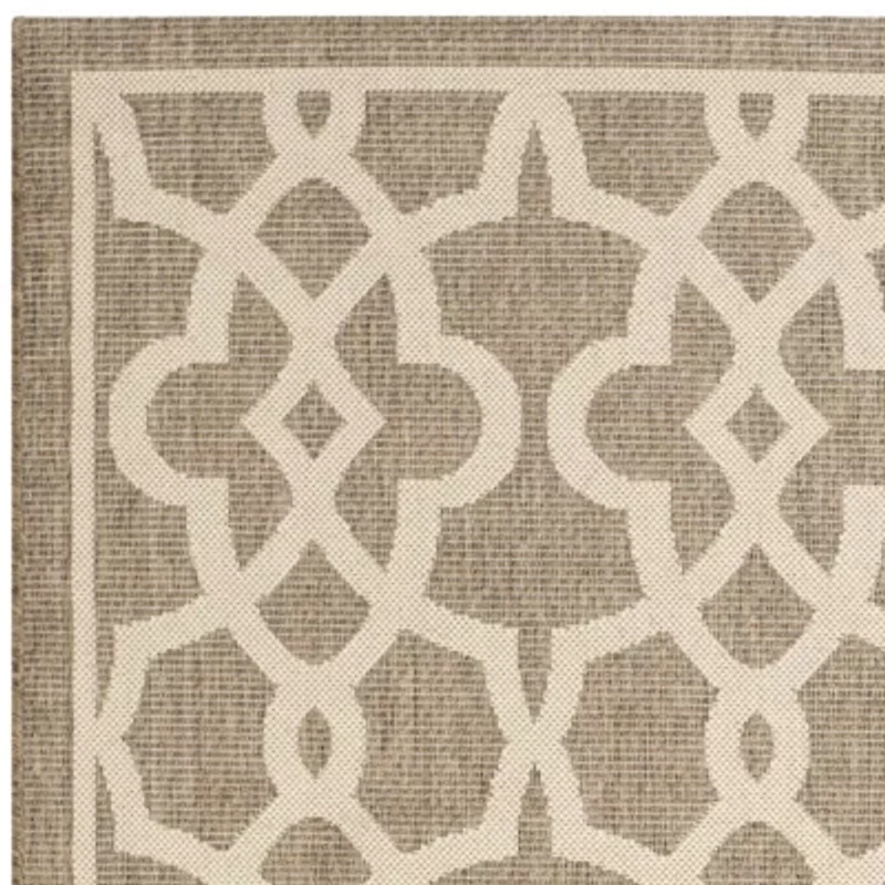 Safavieh Courtyard Collection Ariana Oriental Indoor/Outdoor Runner Rug