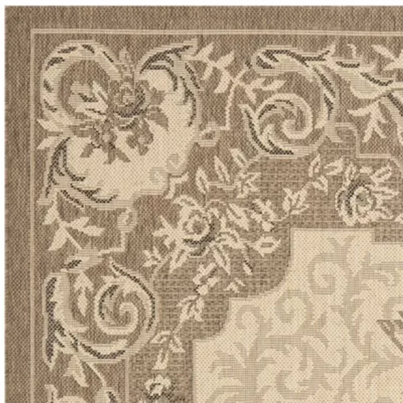 Safavieh Courtyard Collection Dorothea Oriental Indoor/Outdoor Runner Rug
