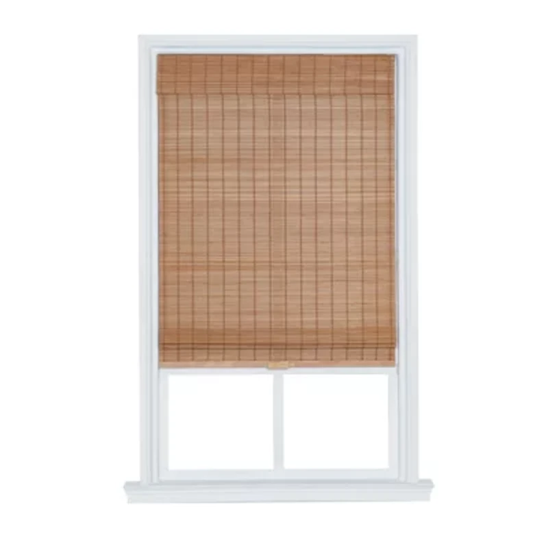 Bria Bamboo Cordless Light-Filtering Roman Shade