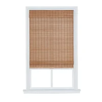 Bria Bamboo Cordless Light-Filtering Roman Shade