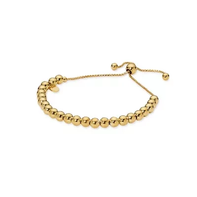 Made in Italy Womens 24K Gold Over Silver Sterling Silver Bolo Bracelet