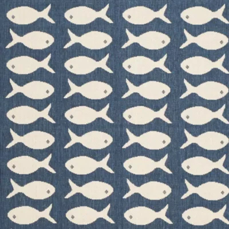 Safavieh Courtyard Collection Alfred Geometric Indoor/Outdoor Area Rug
