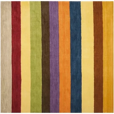 Safavieh Himalaya Collection Jessalyn Striped Square Area Rug