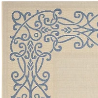 Safavieh Courtyard Collection Dara Oriental Indoor/Outdoor Runner Rug