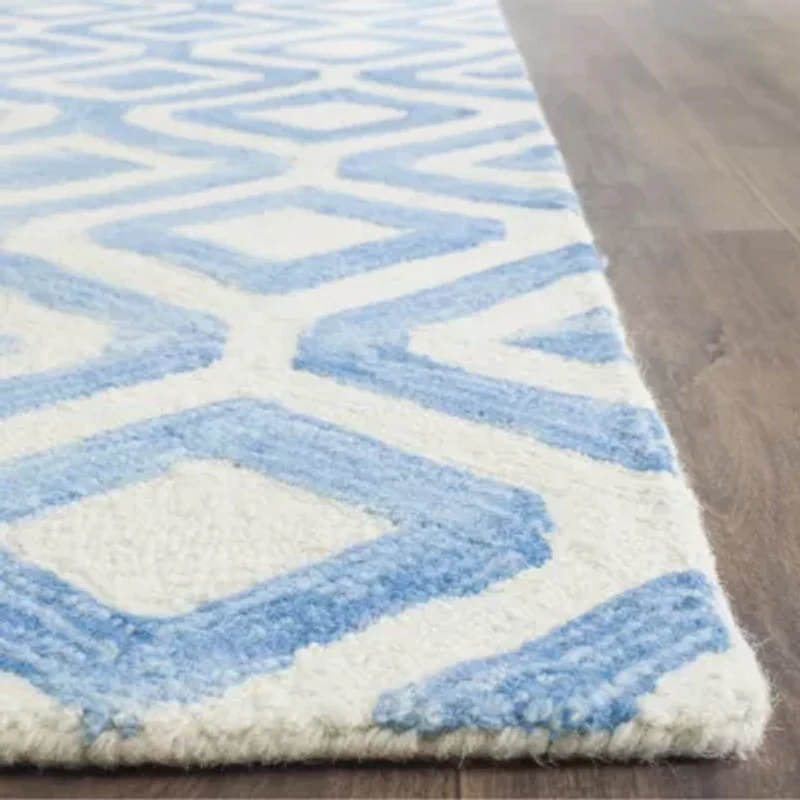 Safavieh Dip Dye Collection Lucian Geometric Runner Rug