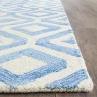 Safavieh Dip Dye Collection Lucian Geometric Runner Rug