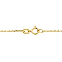 Box Chain, 14K Gold 22" .75mm Venetian