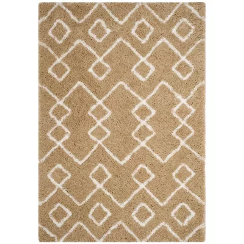 Safavieh Toronto Shag Collection Mabelle Geometric Area Rug