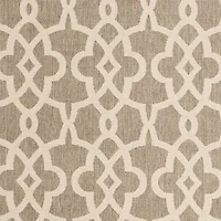 Safavieh Courtyard Collection Ariana Oriental Indoor/Outdoor Runner Rug