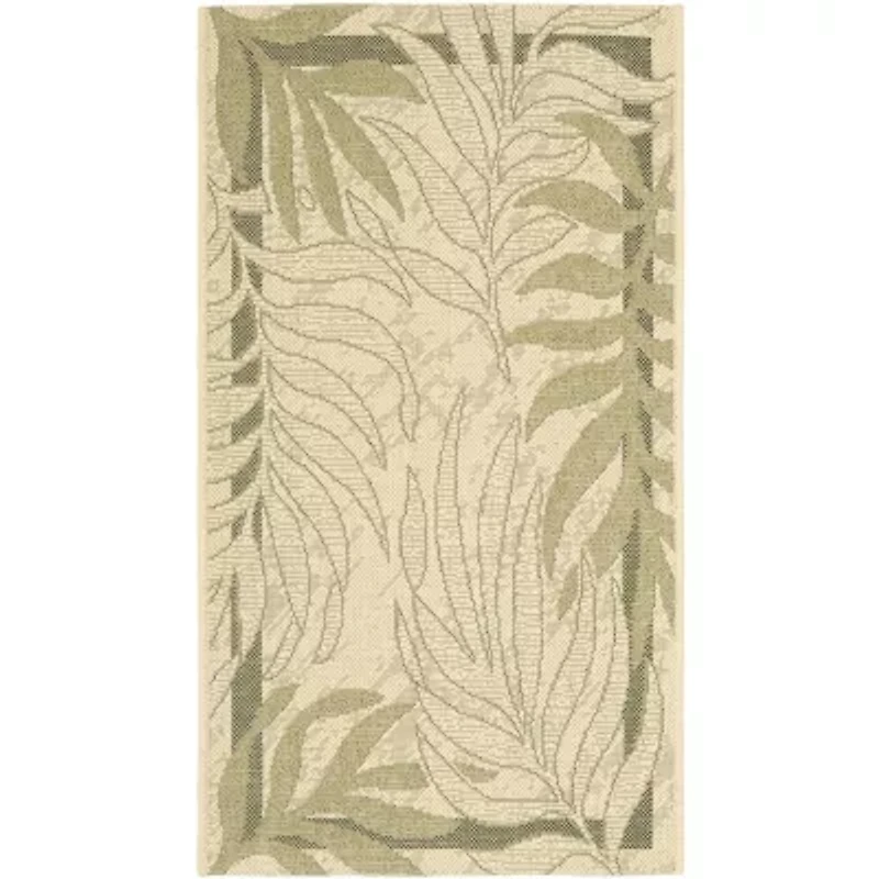 Safavieh Courtyard Collection Wilmer Floral Indoor/Outdoor Area Rug