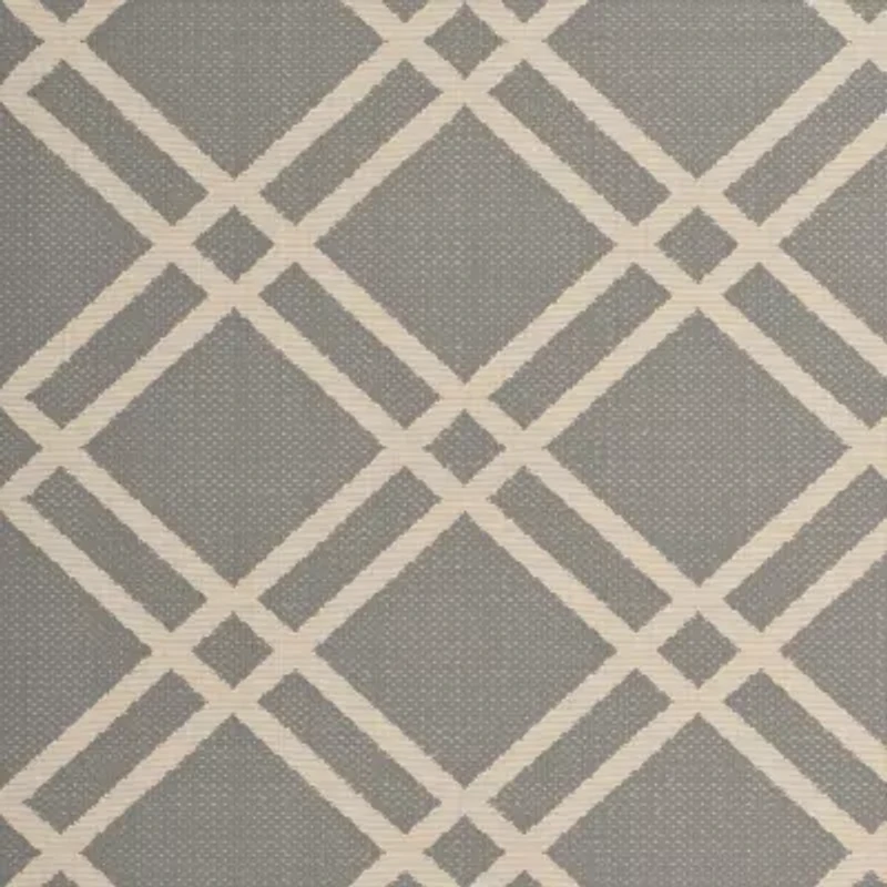 Safavieh Courtyard Collection Hannah Geometric Indoor/Outdoor Runner Rug