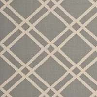 Safavieh Courtyard Collection Hannah Geometric Indoor/Outdoor Runner Rug