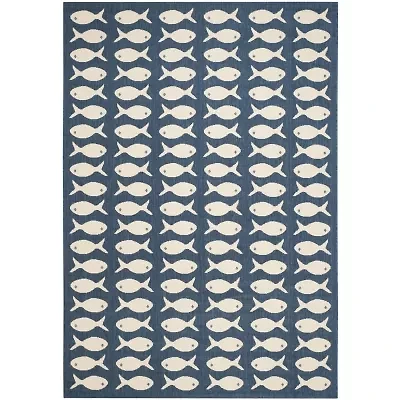 Safavieh Courtyard Collection Alfred Geometric Indoor/Outdoor Area Rug