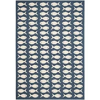 Safavieh Courtyard Collection Alfred Geometric Indoor/Outdoor Area Rug