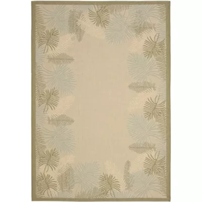 Safavieh Courtyard Collection Juliet Floral Indoor/Outdoor Area Rug