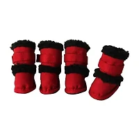 The Pet Life Faux Shearling "Duggz" Pet Shoes