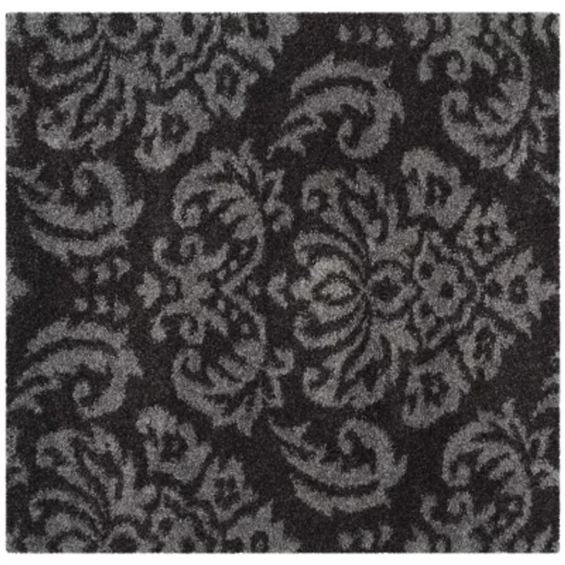 Safavieh Shag Collection Mario Damask Square Area Rug