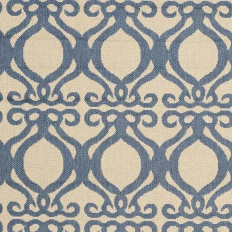 Safavieh Courtyard Collection Desi Geometric Indoor/Outdoor Area Rug