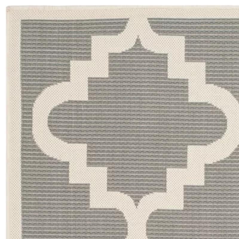 Safavieh Courtyard Collection Asa Geometric Indoor/Outdoor Area Rug