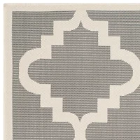Safavieh Courtyard Collection Asa Geometric Indoor/Outdoor Area Rug