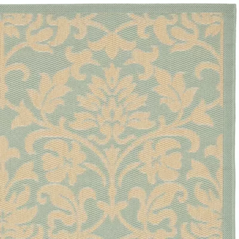 Safavieh Courtyard Collection Winston Oriental Indoor/Outdoor Area Rug