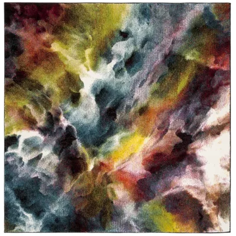 Safavieh Galaxy Collection Layne Geometric Square Area Rug