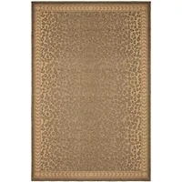 Safavieh Courtyard Collection Daithi Animal Indoor/Outdoor Area Rug