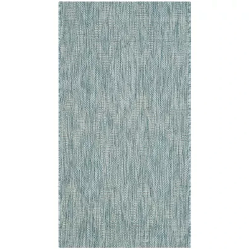Safavieh Courtyard Collection Elisa Geometric Indoor/Outdoor Area Rug