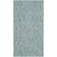 Safavieh Courtyard Collection Elisa Geometric Indoor/Outdoor Area Rug