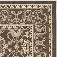 Safavieh Courtyard Collection Ilija Oriental Indoor/Outdoor Runner Rug
