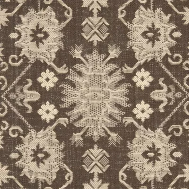 Safavieh Courtyard Collection Ilija Oriental Indoor/Outdoor Runner Rug