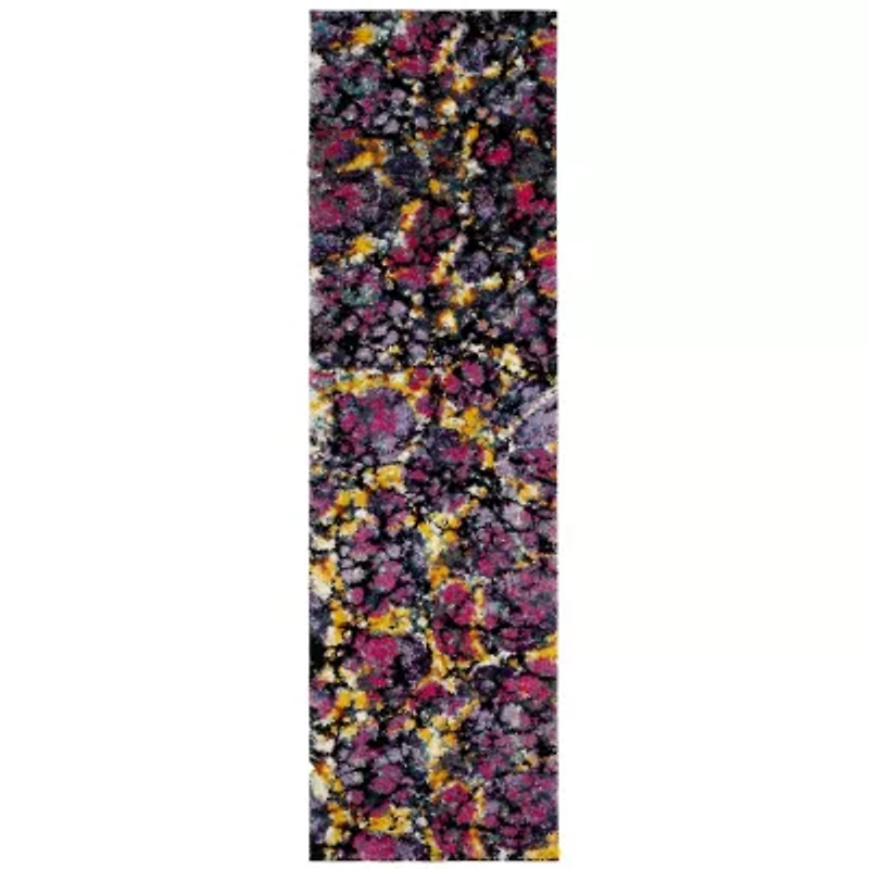 Safavieh Shavonne Geometric Shag Rectangular Runner