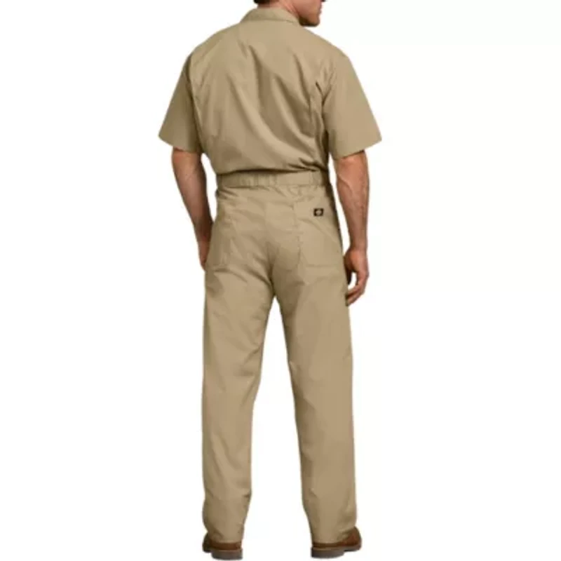Dickies Mens Stain Resistant Short Sleeve Workwear Coverall