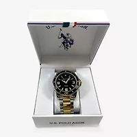 U.S. Polo Assn. Mens Two Tone Bracelet Watch Usc80642jc