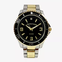 U.S. Polo Assn. Mens Two Tone Bracelet Watch Usc80642jc