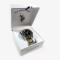 U.S. Polo Assn. Mens Two Tone Bracelet Watch Usc80642jc
