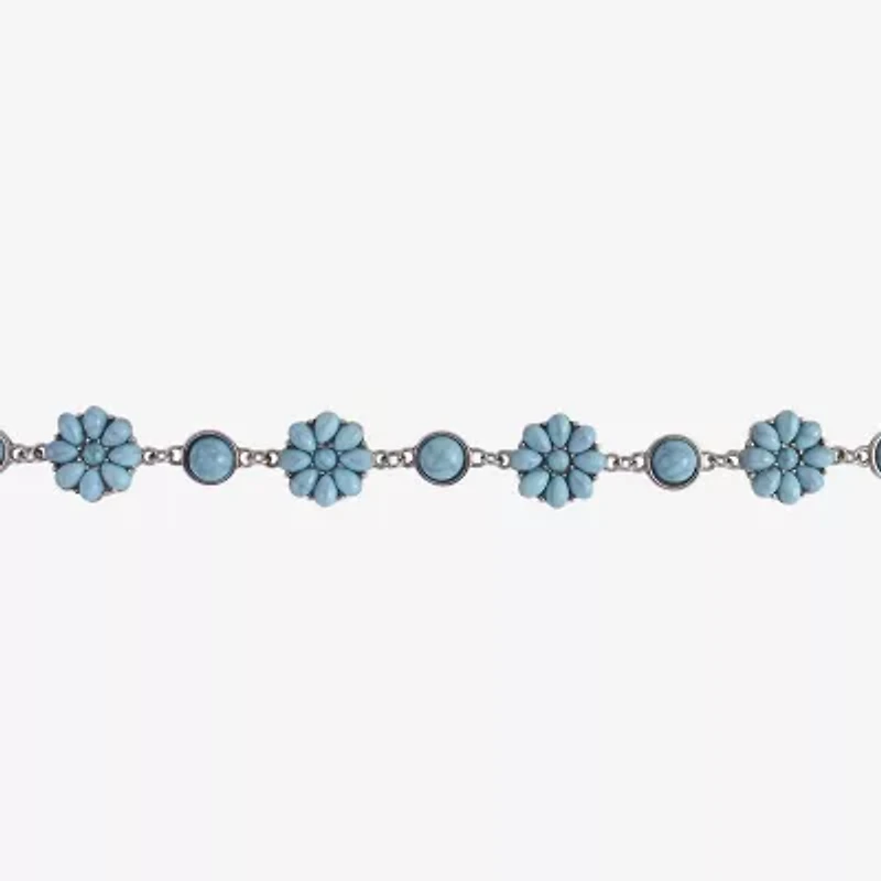 Mixit Collar Necklace And Stud Earring Womens Flower 2-pc. Jewelry Set