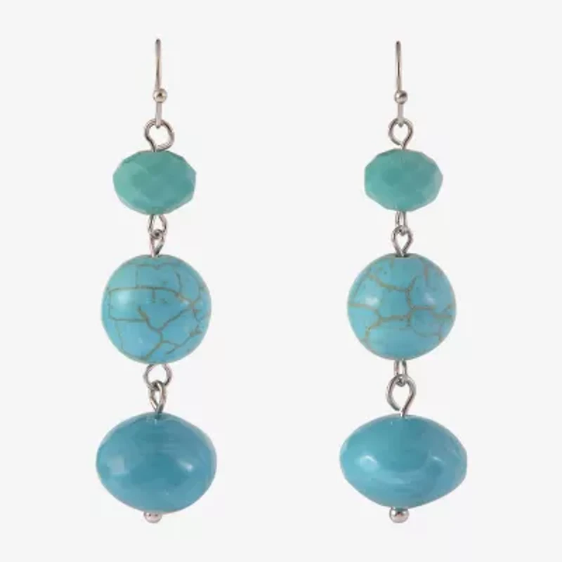 Mixit Womens Drop Earrings
